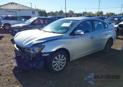 2017 Nissan Sentra Sv from USA, damaged, VIN 3N1AB7APXHY257819